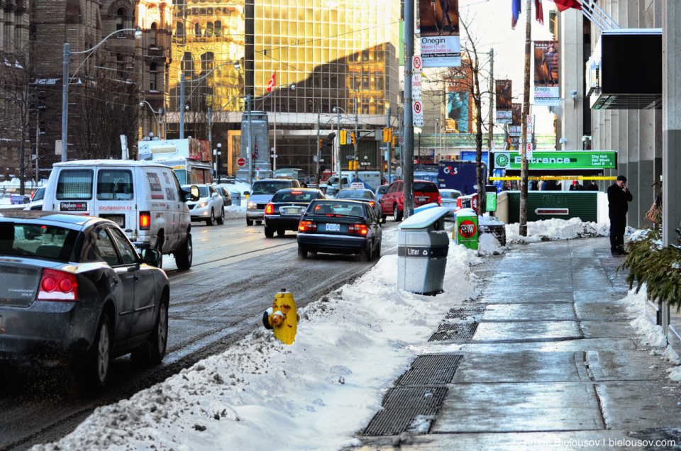 Toronto Streets after Snow Storm