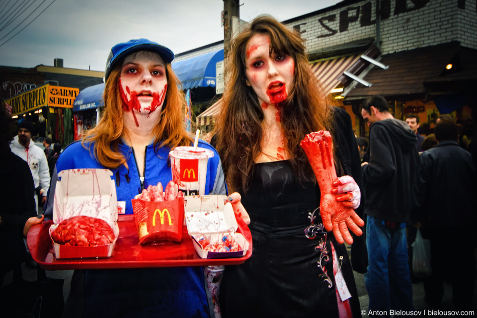 Toronto Zombie Walk 2010, McDonalds Brains