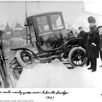 Toronto first electric car accident
