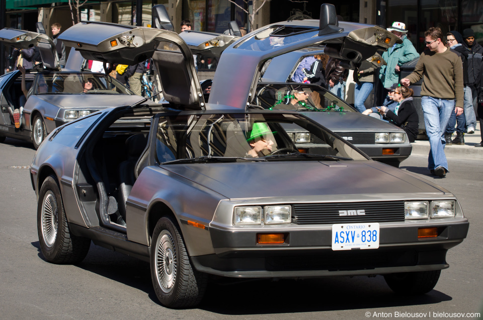 DeLorean at Toronto St. Patrcik Parade