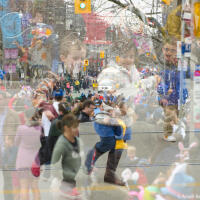 Toronto Easter Parade Multiple Exposure