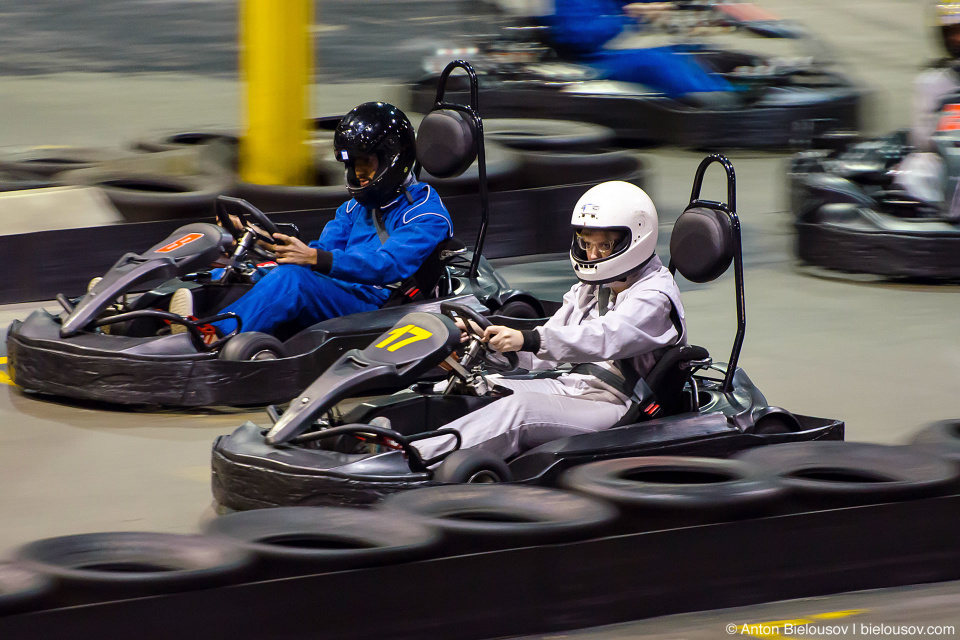 Jacky Gilbertson Go Carting with Mobify Launch Team
