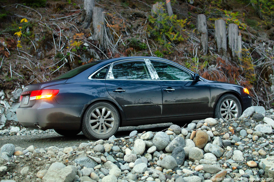 2006 Hyundai Azera Off-road to Keyhole Falls Hot Springs