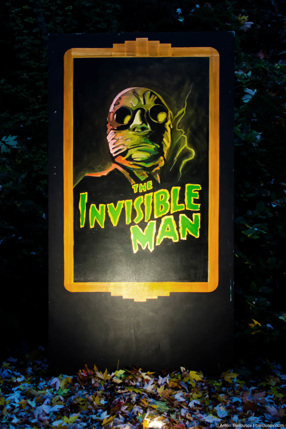 Invisible Man at Vancouver Stanley Park Halloween Ghost Train