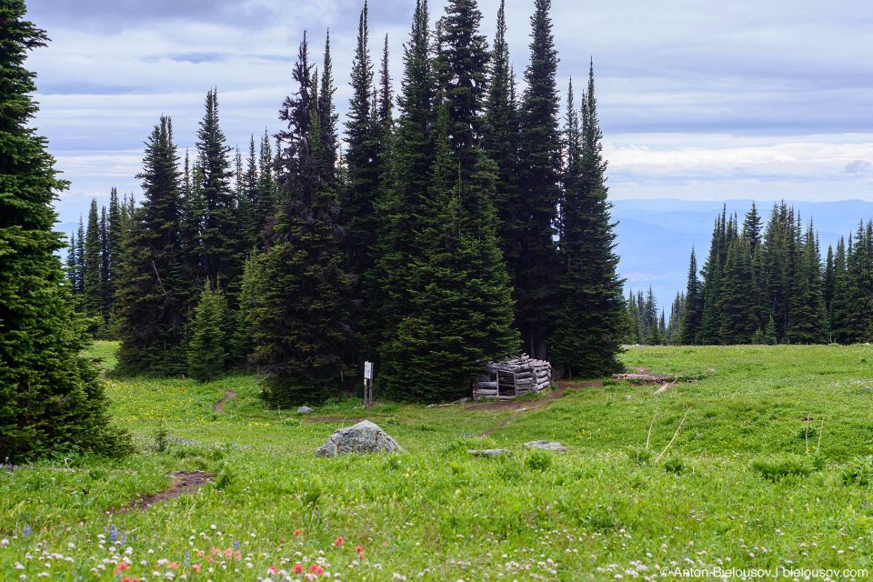 Пастуший домик в горах, Trophy Mountain (Wells Gray Provincial Park, BC)