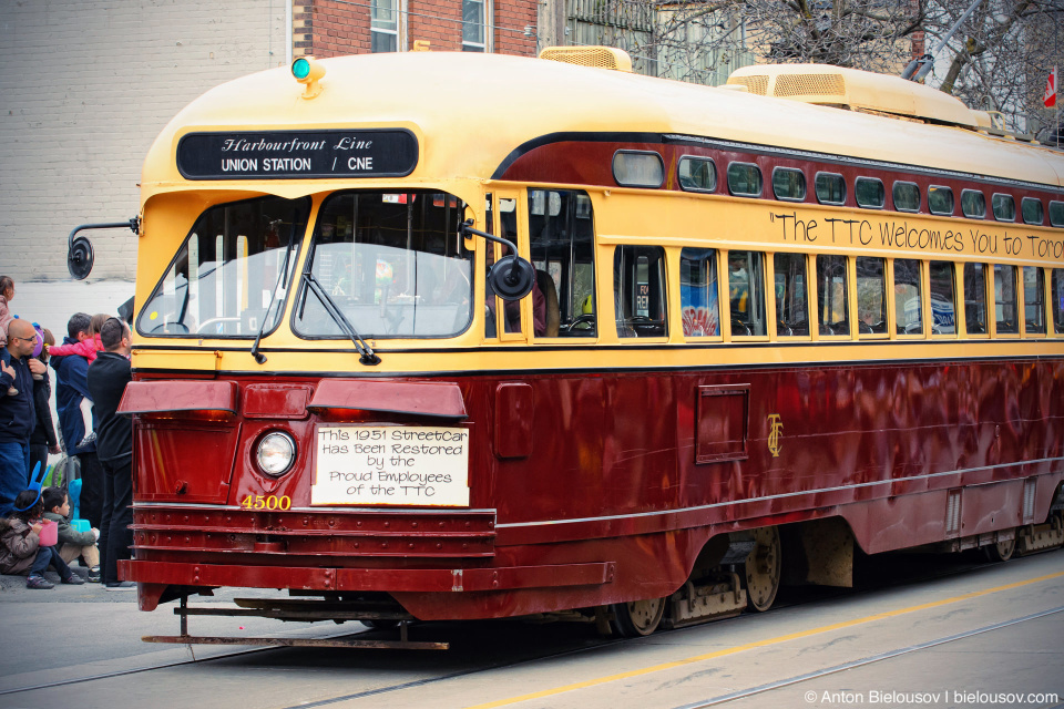 Toronto TTC Streetcar, 1951 Toronto TTC Streetcar, 1951