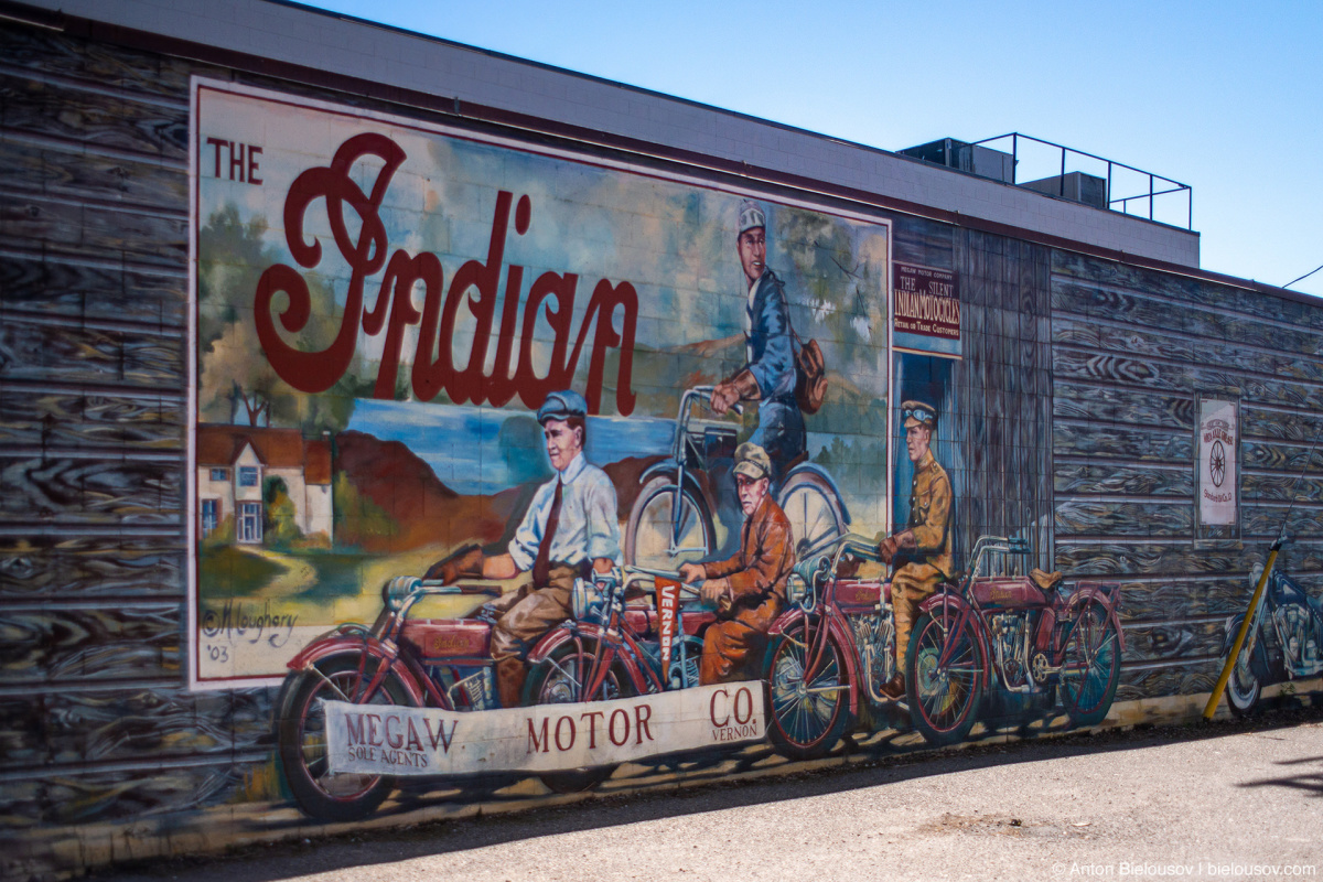 The Indian Mural, Vernon, BC